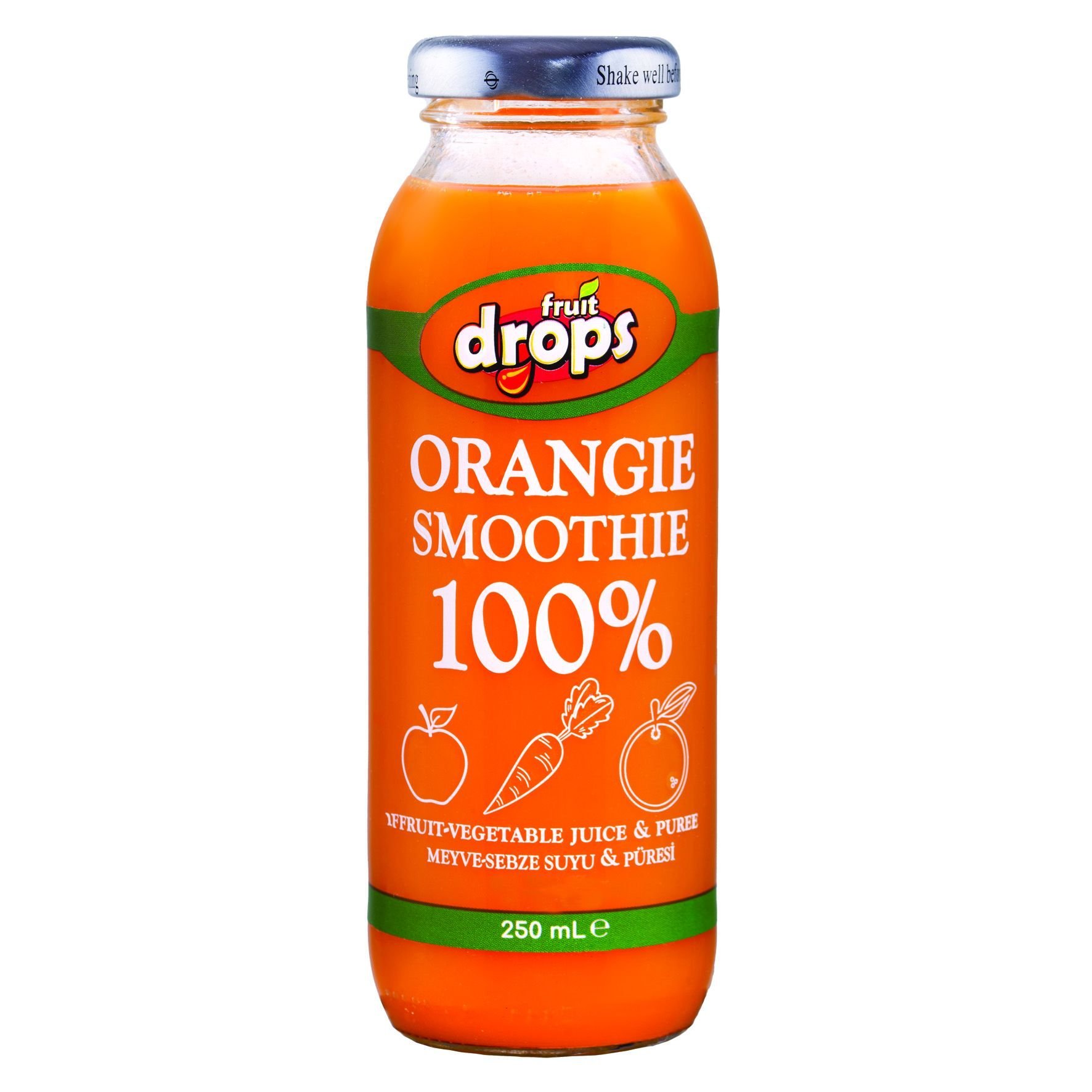 100% Orangie Smoothie, 250 ml, Adet