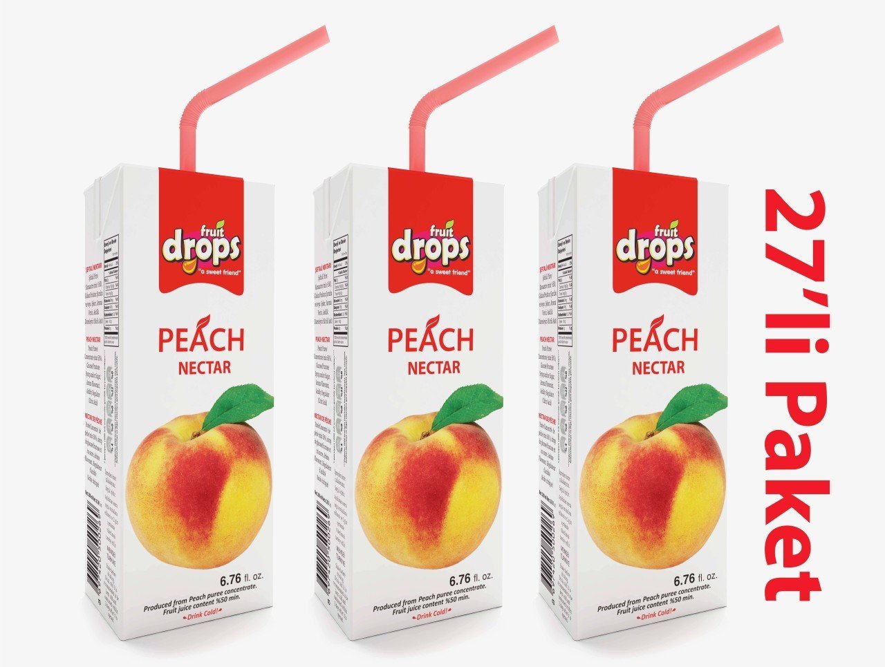 Şeftali Nektarı, 27 adet 200 ml